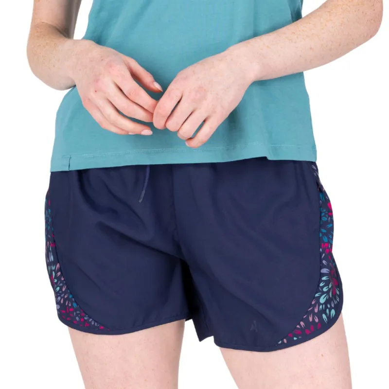 Aubrion React Womens Tech Shorts - Midnight Blue-2