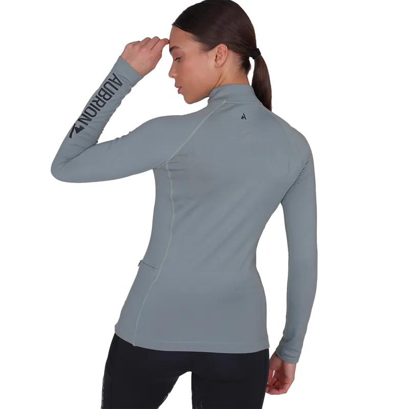 Aubrion React Womens Winter Long Sleeve Baselayer - Sage-7