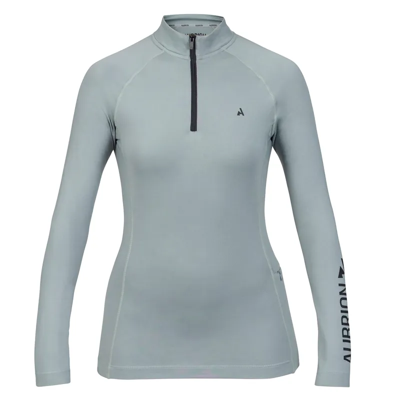 Aubrion React Womens Winter Long Sleeve Baselayer - Sage-1