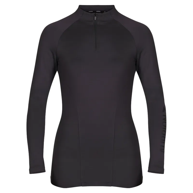 Aubrion React Womens Winter Long Sleeve Base Layer - Charcoal-3