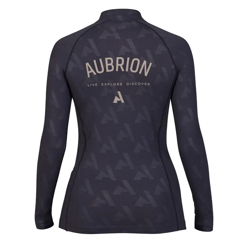Aubrion React Womens Winter Long Sleeve Baselayer - Shadow-2