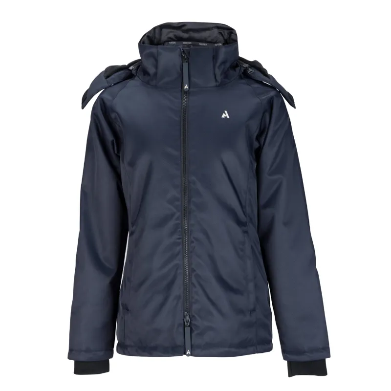 Aubrion React Young Rider Waterproof Mid Length Coat - Shadow