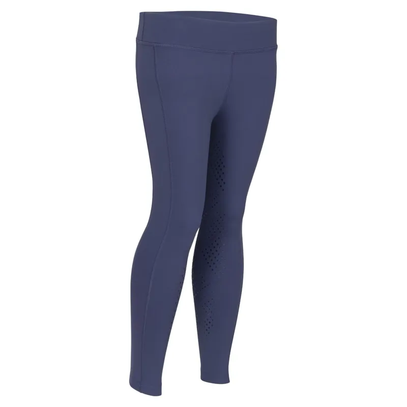 Aubrion React Young Rider Non-Stop Knee Grip Riding Tights - Midnight-1