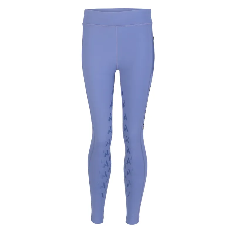 Aubrion React Young Rider Non Stop Riding Tights - Sky-2