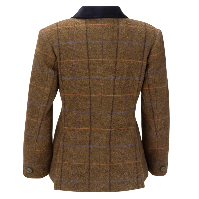 Aubrion Saratoga Junior Tweed Show Jacket - Oak Brown-3
