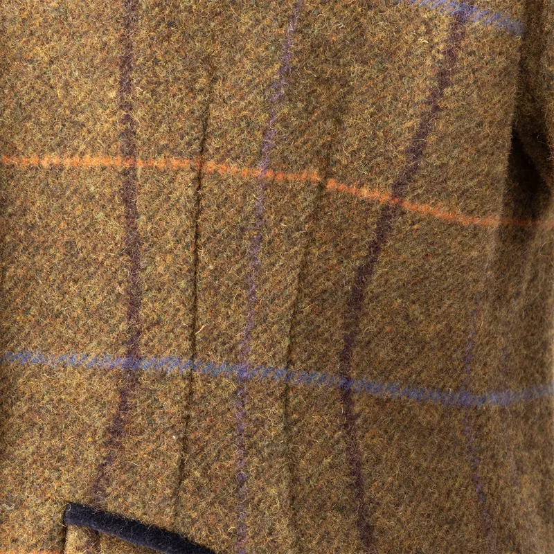 Aubrion Saratoga Junior Tweed Show Jacket - Oak Brown-2