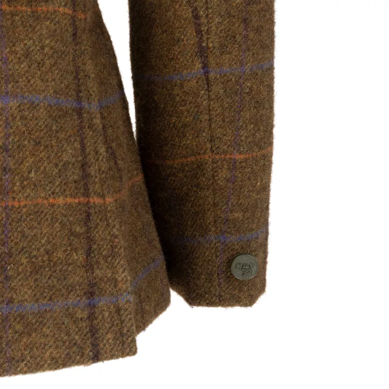 Aubrion Saratoga Junior Tweed Show Jacket - Oak Brown-4
