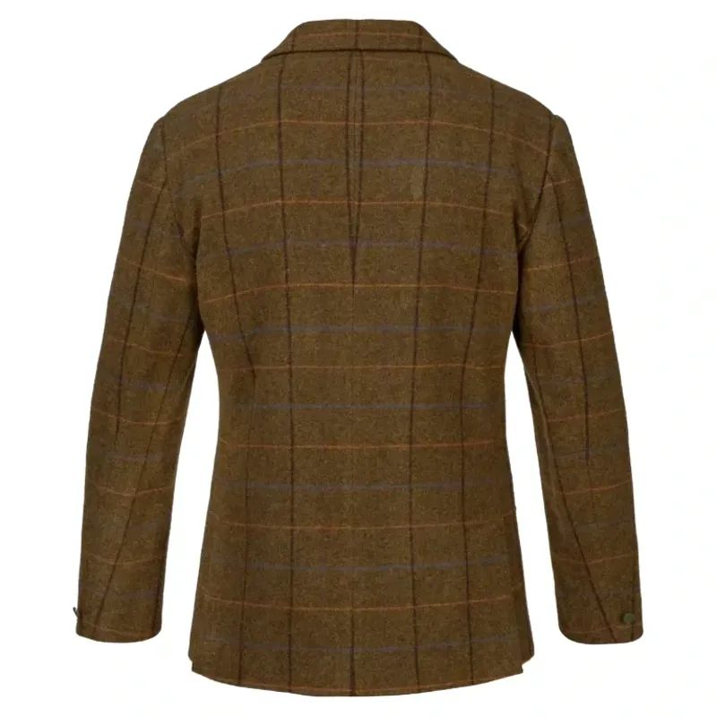 Aubrion Saratoga Mens Tweed Show Jacket - Oak Brown Check-1