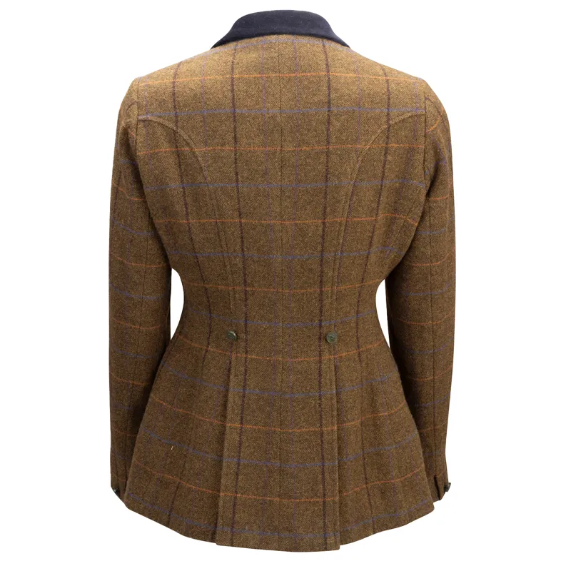 Aubrion Saratoga Ladies Tweed Show Jacket - Oak Brown-3
