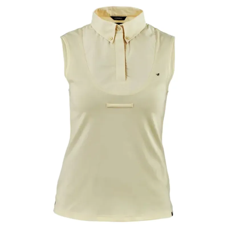 Aubrion Sleeveless Womens Tie Show Shirt - Yellow-1