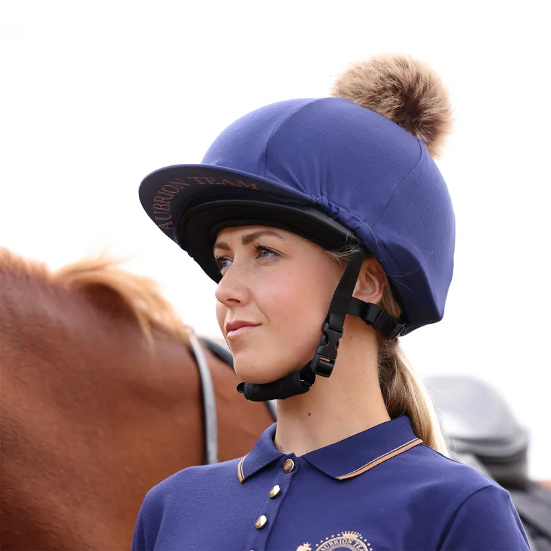 Aubrion Team Hat Silk - Midnight-3