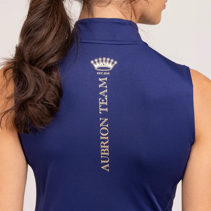 Aubrion Team Ladies Sleeveless Base Layer - Midnight-8