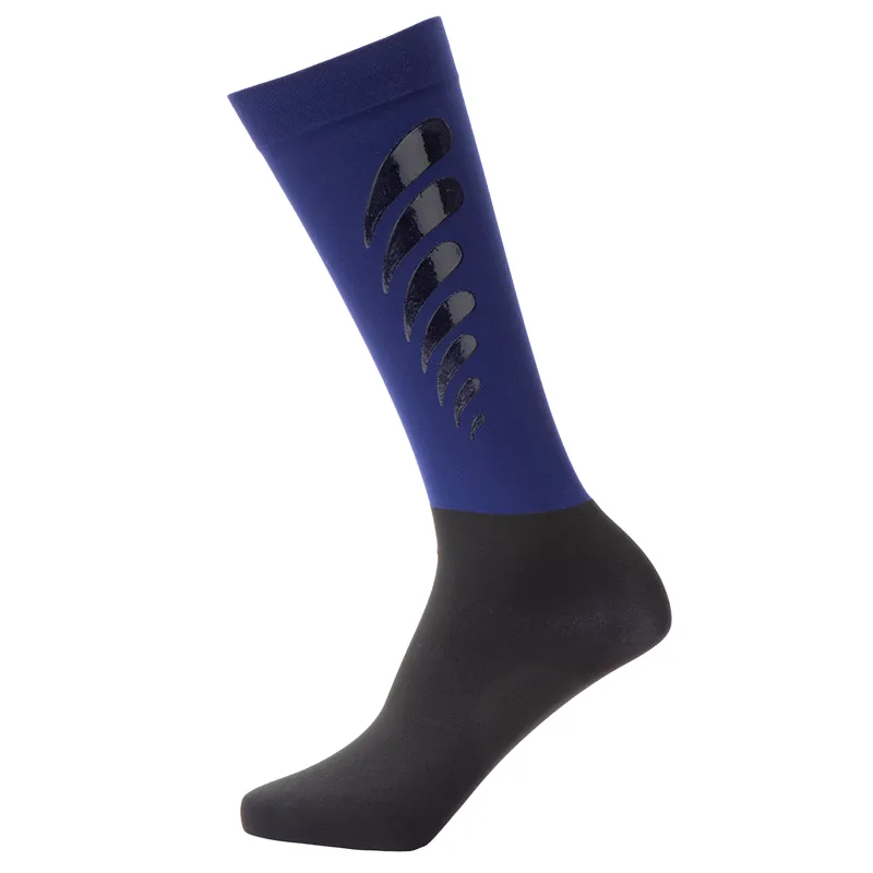 Aubrion Team Adults Tall Riding Socks - Midnight-2