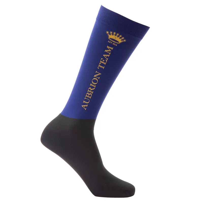 Aubrion Team Adults Tall Riding Socks - Midnight