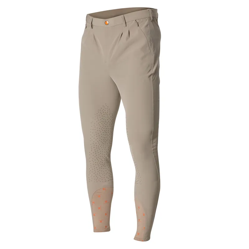 Aubrion Walton Junior Boys Knee Grip Breeches - Beige