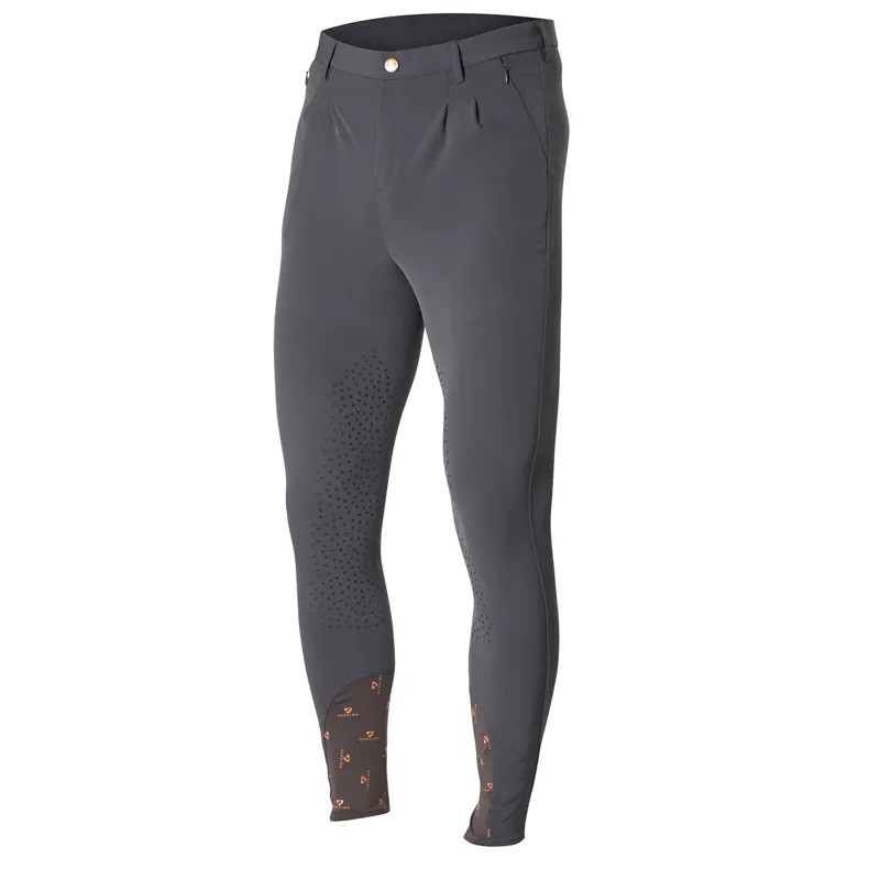 Aubrion Walton Junior Boys Knee Grip Breeches - Grey