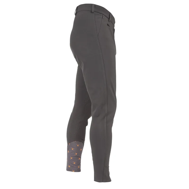 Aubrion Walton Junior Boys Knee Grip Breeches - Grey-1