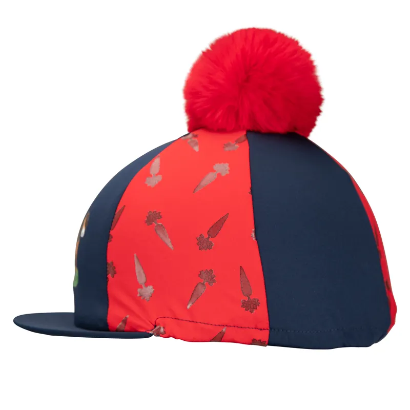 Winnie and Me Hat Silk - Navy/Red-3