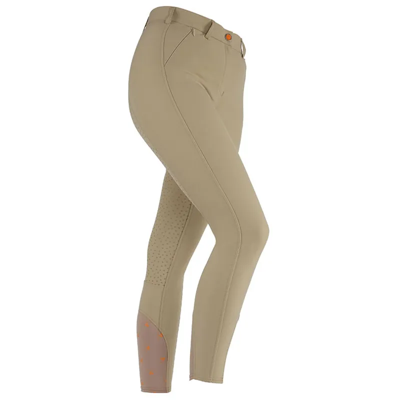 Aubrion Chapman Full Grip Ladies Competition Breeches - Beige