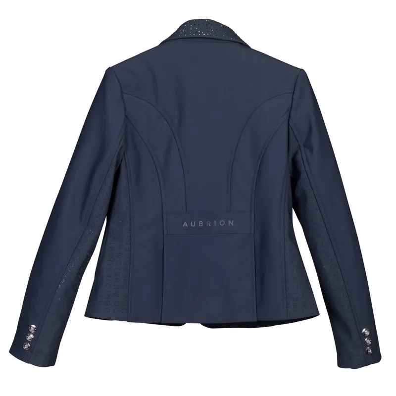 Aubrion Newton Junior Girls Competition Jacket - Navy-1