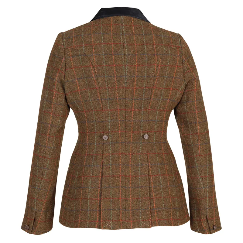 Aubrion Saratoga Ladies Tweed Competition Jacket - Rust Check