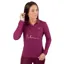 Aubrion Team Ladies Long Sleeve Polo Shirt - Mulberry