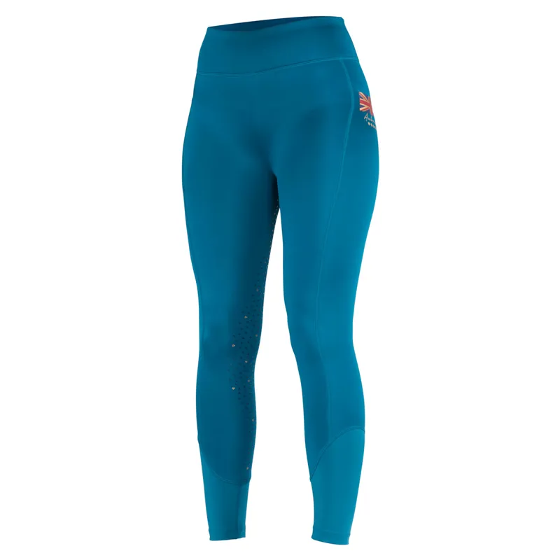 Winter Strumpfhose Mädchen Shires Aubrion Porter Maids Winter Riding Tights - Jet Black Thermostrumpfhose Für Kinder