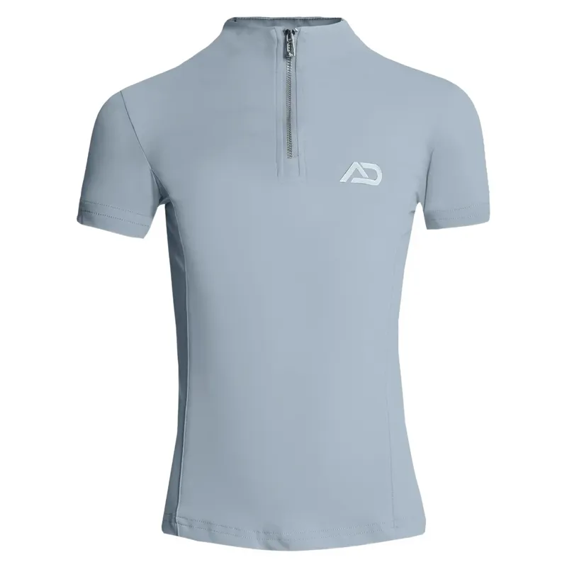 Aztec Diamond Young Rider Short Sleeve Junior Base Layer - Ash Blue Pre-Order-1