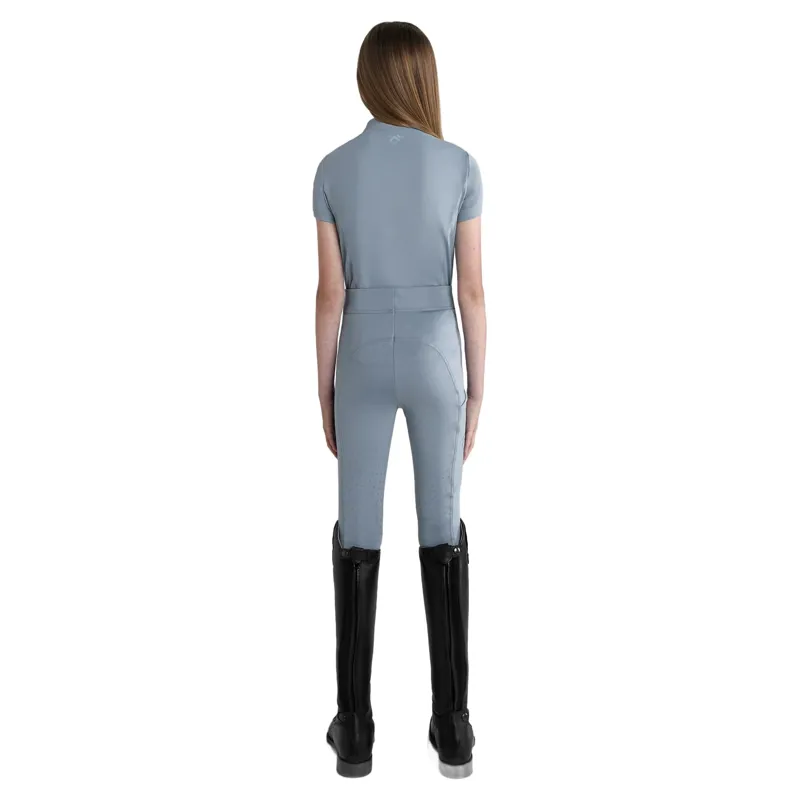 Aztec Diamond Young Rider Short Sleeve Junior Base Layer - Ash Blue Pre-Order-3