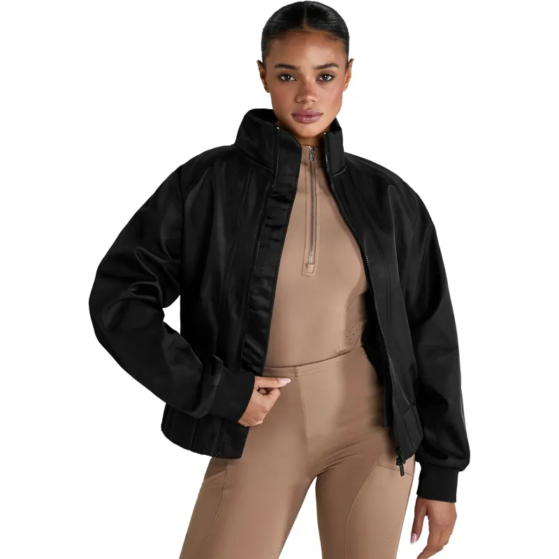 Aztec Diamond Bomber Jacket - Black Pre-Order