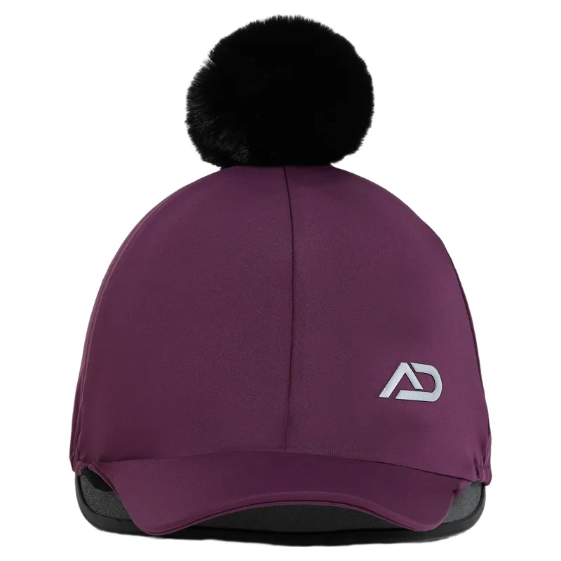 Aztec Diamond Young Rider Hat Silk - Plum Pre-Order-2