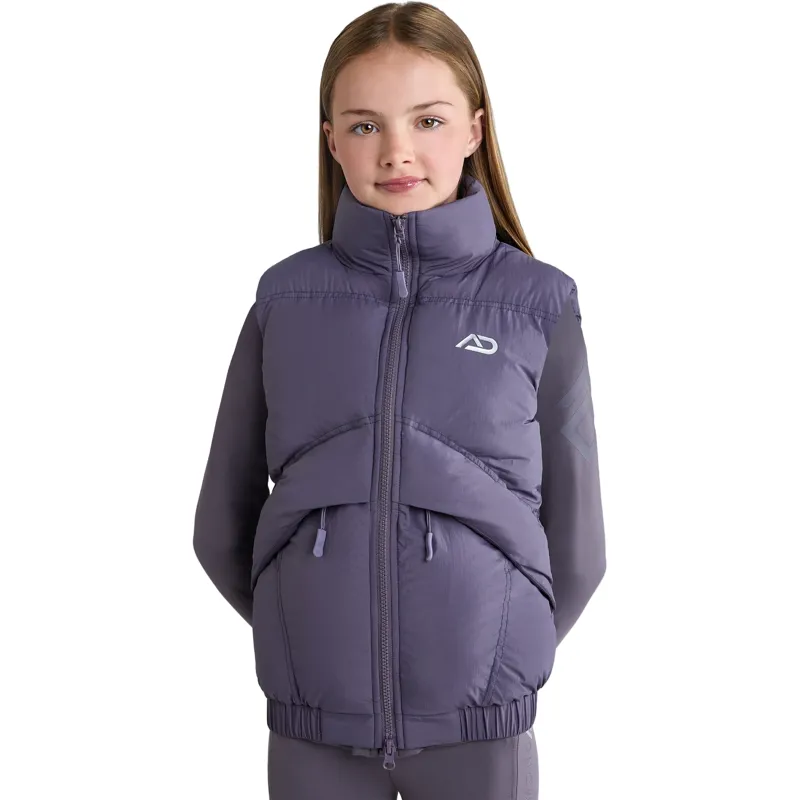 Aztec Diamond Young Rider Mid Layer Junior Gilet - Amethyst Pre-Order