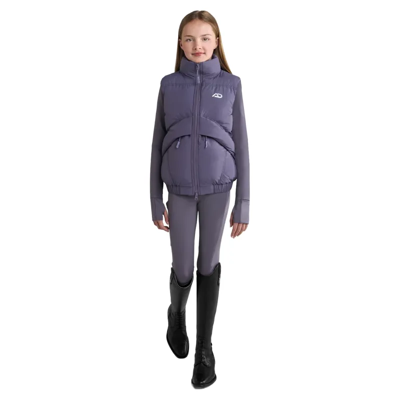 Aztec Diamond Young Rider Mid Layer Junior Gilet - Amethyst Pre-Order-4