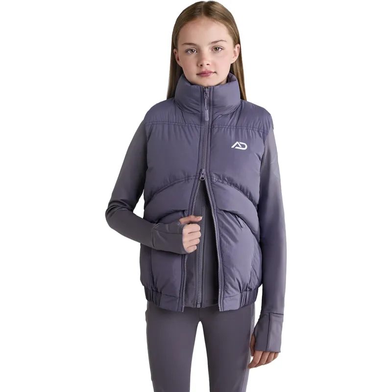 Aztec Diamond Young Rider Mid Layer Junior Gilet - Amethyst Pre-Order-6