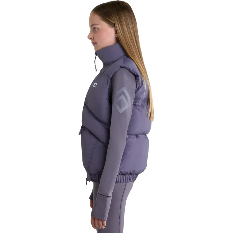 Aztec Diamond Young Rider Mid Layer Junior Gilet - Amethyst Pre-Order-7