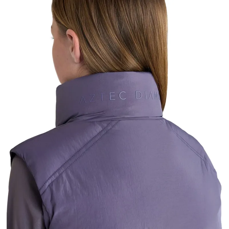 Aztec Diamond Young Rider Mid Layer Junior Gilet - Amethyst Pre-Order-8