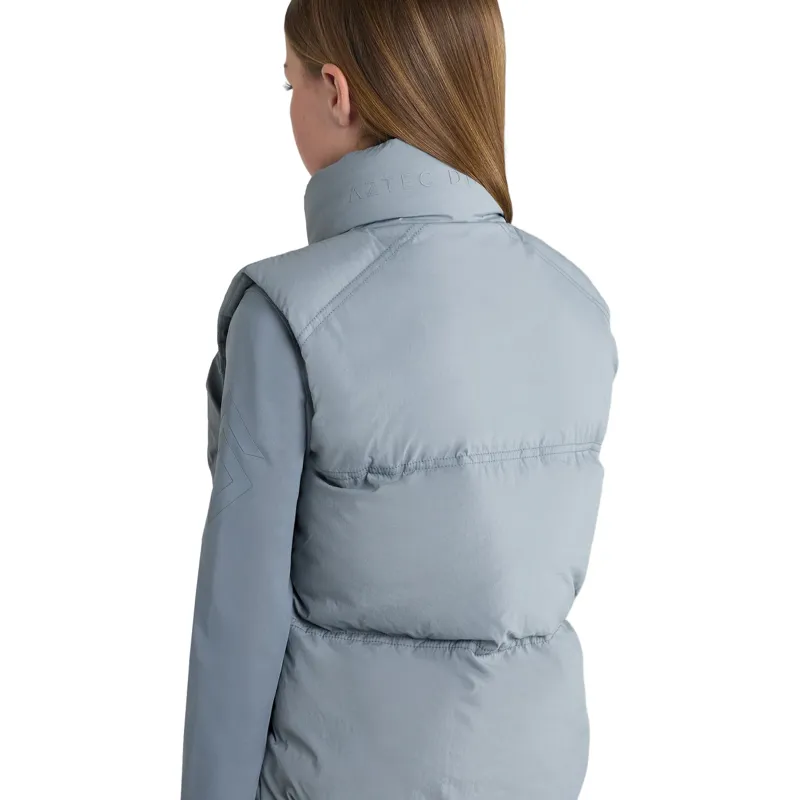 Aztec Diamond Young Rider Mid Layer Junior Gilet - Ash Blue Pre-Order-6