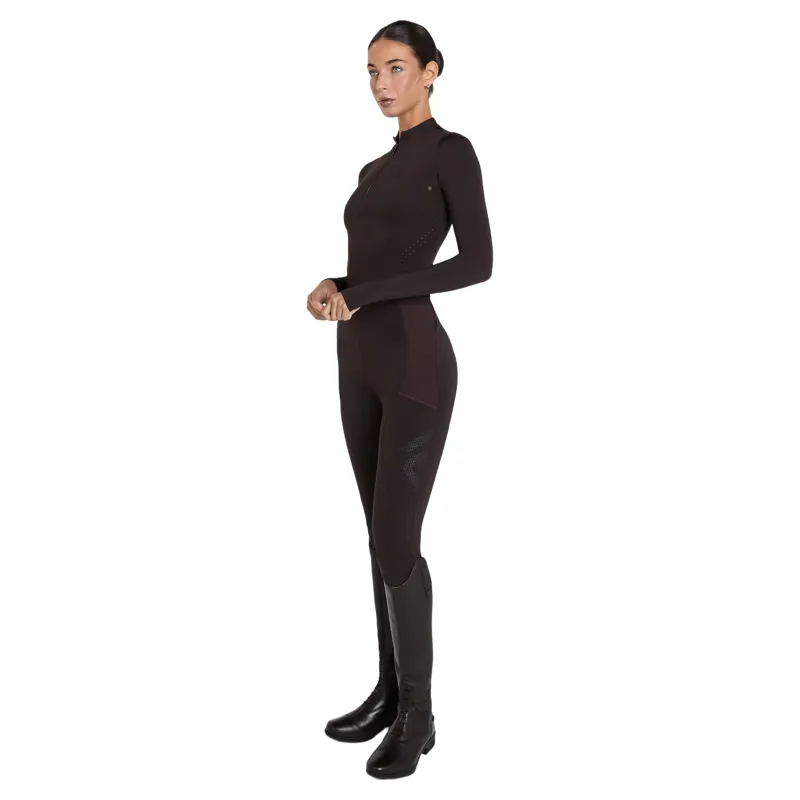 Aztec Diamond Core Long Sleeve Base Layer Womens - Espresso Pre-Order-7