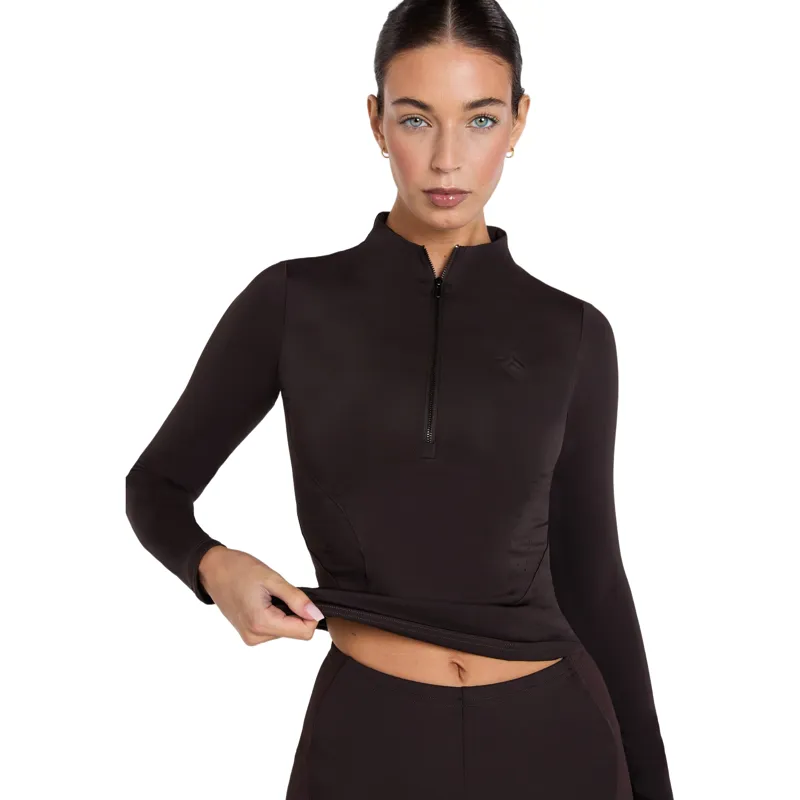 Aztec Diamond Core Long Sleeve Base Layer Womens - Espresso Pre-Order-3