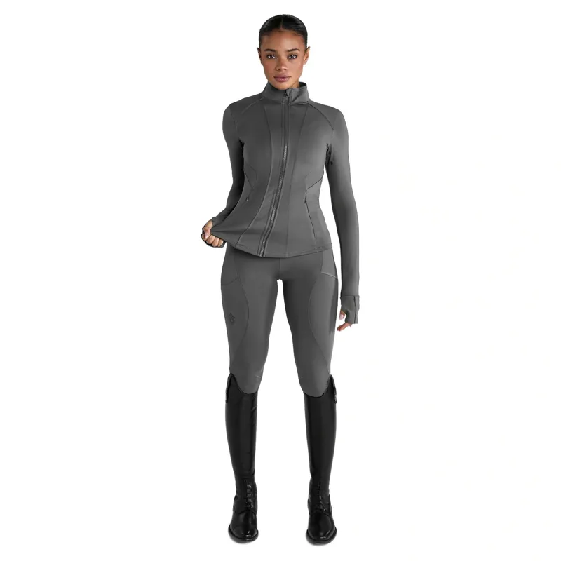 Aztec Diamond Core Womens Fitted Jacket - Ash-2