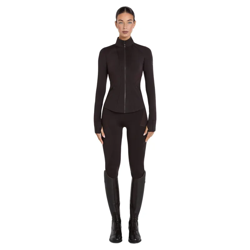 Aztec Diamond Fitted Womens Jacket - Espresso Pre-Order-2