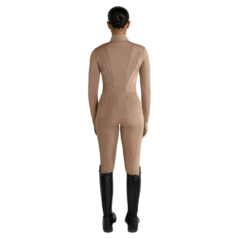 Aztec Diamond Core Womens Fitted Jacket - Camel-4