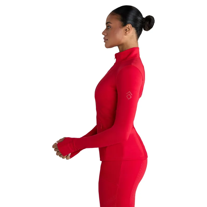 Aztec Diamond Core Womens Fitted Jacket - Crimson-3