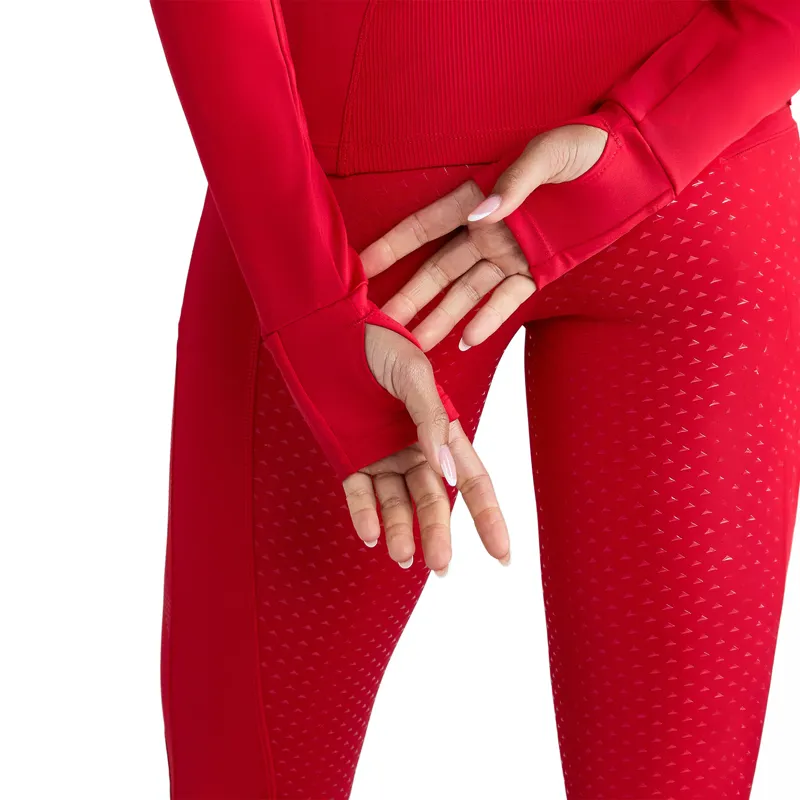 Aztec Diamond Core Womens Fitted Jacket - Crimson-6