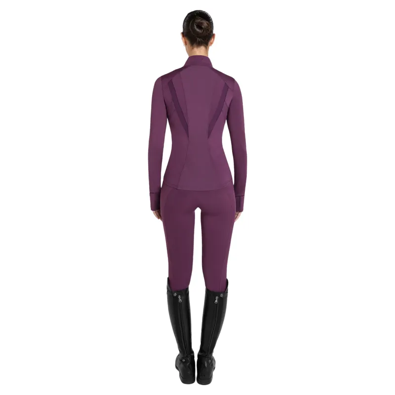 Aztec Diamond Fitted Womens Jacket - Plum Pre-Order-5