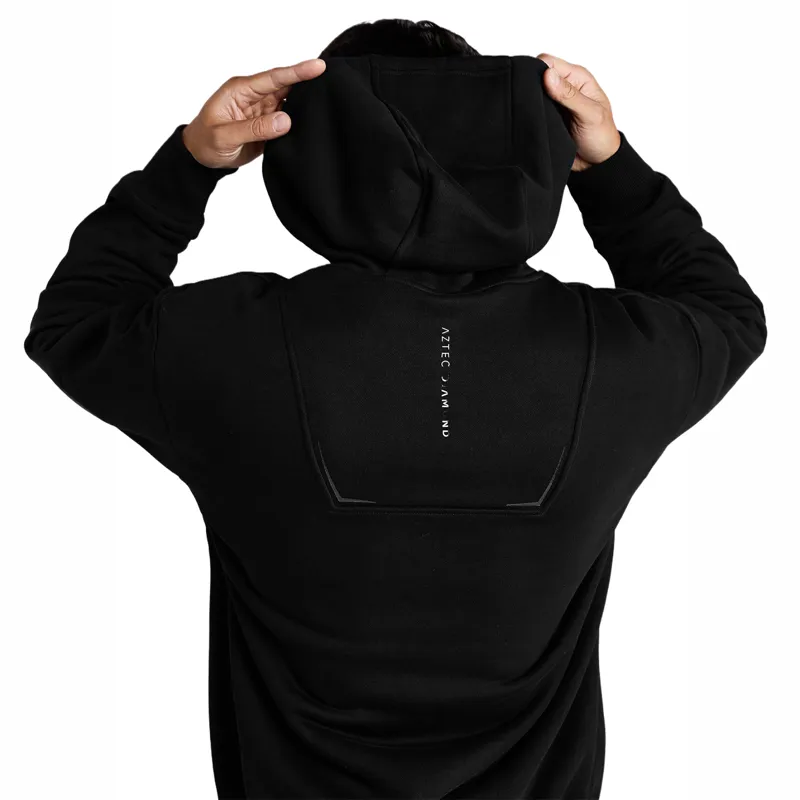 Aztec Diamond Core Junior Boys Full Zip Hoodie - Black-1