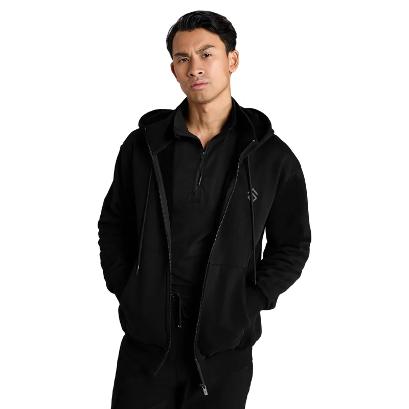 Aztec Diamond Core Junior Boys Full Zip Hoodie - Black-2