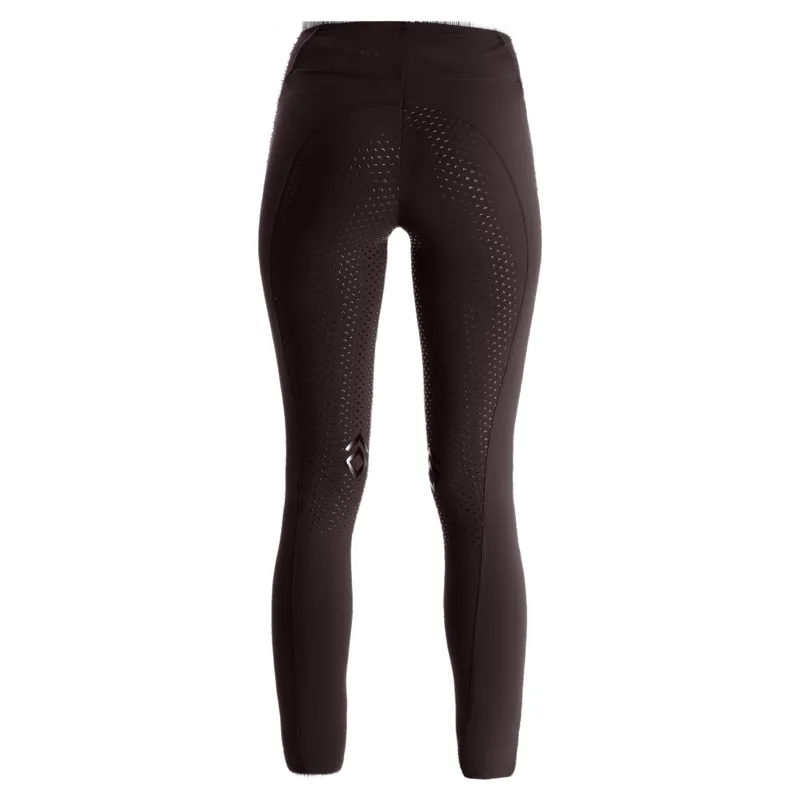 Aztec Diamond Core Full Grip Womens Riding Leggings - Espresso Pre-Order-6