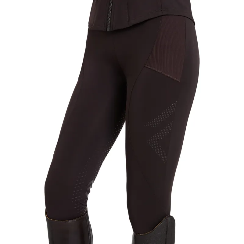 Aztec Diamond Core Full Grip Womens Riding Leggings - Espresso Pre-Order