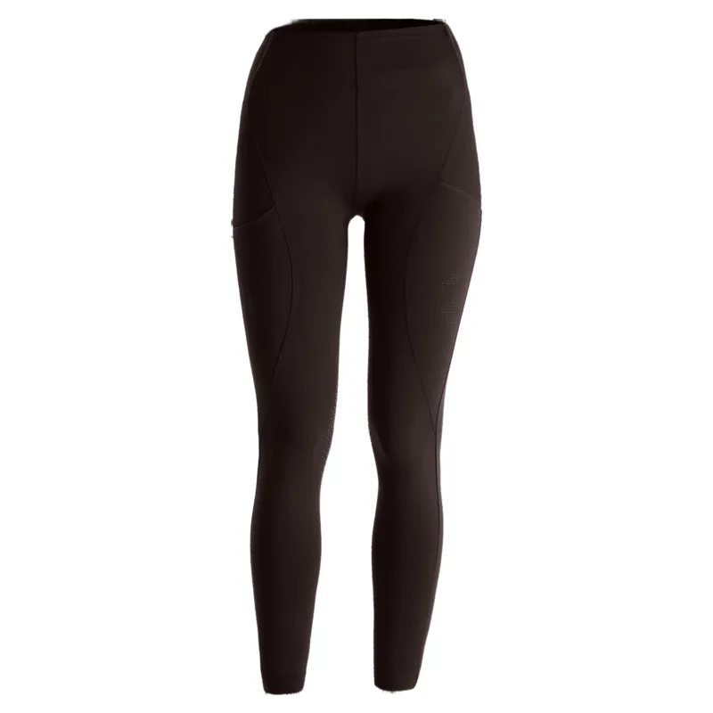 Aztec Diamond Core Full Grip Womens Riding Leggings - Espresso Pre-Order-2